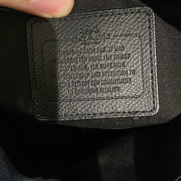 Coach Signature Print Canvas File Bag - Picture 6 of 7